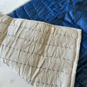 Reversible Blue and Cream